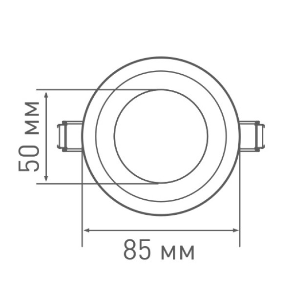 Точковий світильник MAXUS SDL 4W 4100К (1-SDL-002-01)