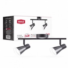 Спотовый светильник MAXUS MSL-02C 2x4W 4100K (2-MSL-20841-CB)