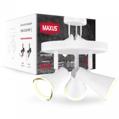 Спотовий світильник MAXUS MSL-02R 3x4W 4100K (3-MSL-21241-RW)