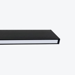 Підвісний світильник світлодіодний лінійний Maxus assistance Line Slim Pro 40W 4000К 1200mm 140B UpDown Black linkable (MASL-40-84-12UDCL-BL)