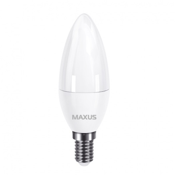 Лампа світлодіодна MAXUS C37 5W 3000K 220V E14 (1-LED-731)