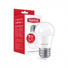 Лампа светодиодная филаментная MAXUS G45 7W 4100K 220V E27 (1-LED-746)