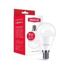 Лампа світлодіодна філаментна MAXUS G45 7W 3000K 220V E14 (1-LED-751)