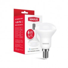 Лампа светодиодная MAXUS R50 6W 4100K 220V E14 (1-LED-756)