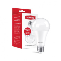 Лампа світлодіодна MAXUS A70 15W 3000K 220V E27 (1-LED-781)