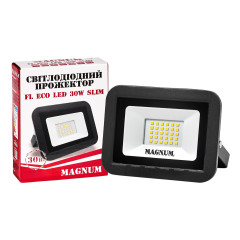 Прожектор світлодіодний MAGNUM FL ECO LED 30Вт slim 6500К IP65 (90011660)