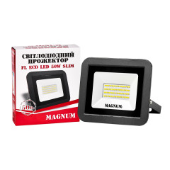 Прожектор світлодіодний MAGNUM FL ECO LED 50Вт slim 6500К IP65 (90011661)