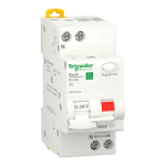 Диференціальний автомат Schneider Electric Resi9 6 А 30 мА 1P+N тип AC крива C 6 кА (R9D25606)