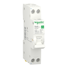 Дифференциальный автомат Schneider Electric Resi9 20 А 30 мА 1P+N тип A кривая C 6 кА (R9D88620)