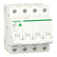 Автоматический выключатель Schneider Electric Resi9 40 А 4P кривая B 6 кА (R9F02440)