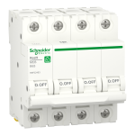 Автоматический выключатель Schneider Electric Resi9 63 А 4P кривая B 6 кА (R9F02463)