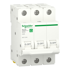 Автоматический выключатель Schneider Electric Resi9 20 А 3P кривая C 6 кА (R9F12320)
