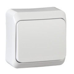 Вимикач 1-клавішний Schneider Electric Prima білий (WDE001010)