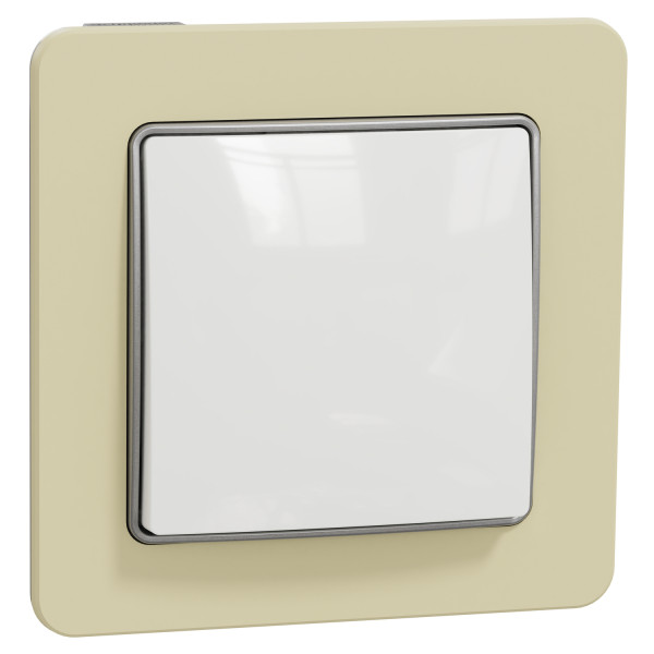 Вимикач одноклавішний Schneider Electric Sedna Design 10 А Білий (SDD111101)