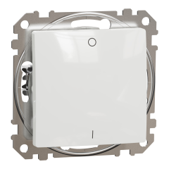 Вимикач двополюсний Schneider Electric Sedna Design 10 А Білий (SDD111102)