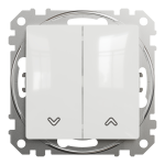 Вимикач для жалюзі Schneider Electric Sedna Design 10 А Білий (SDD111104)