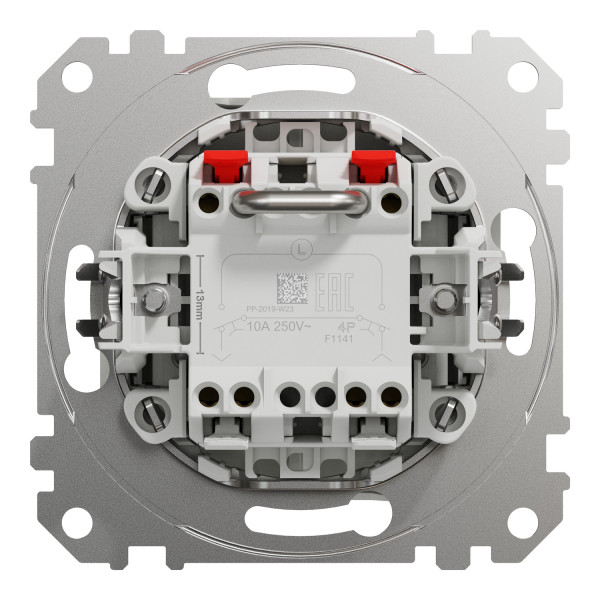 Кнопка для жалюзи Schneider Electric Sedna Design 10 А Белый (SDD111114)
