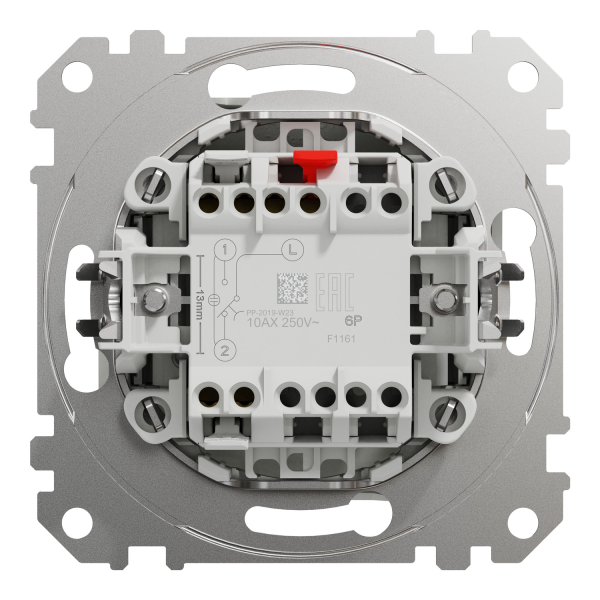 Кнопковий перемикач Schneider Electric Sedna Design 10 А Білий (SDD111116)