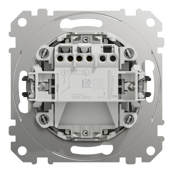 Карточный выключатель Schneider Electric Sedna Design 10 А Белый (SDD111121)