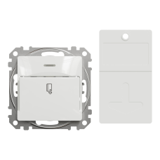 Карточный выключатель Schneider Electric Sedna Design 10 А Белый (SDD111121)