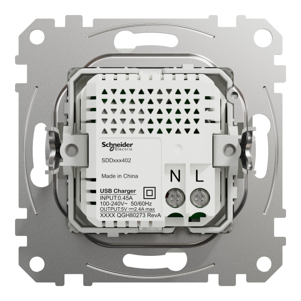 USB-розетка A+C Schneider Electric Sedna Design 12 Вт Белый (SDD111402)