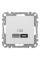 USB-розетка A+C Schneider Electric Sedna Design 45 Вт Белый (SDD111404)