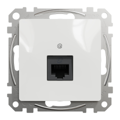 Комп'ютерна розетка RJ45 Cat5 UTP Schneider Electric Sedna Design Білий (SDD111451)
