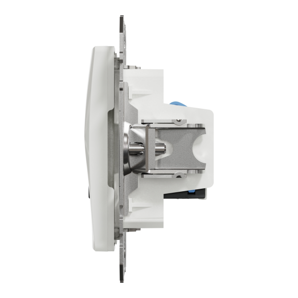 Комп'ютерна розетка RJ45 Cat6 UTP Schneider Electric Sedna Design 2-постова Білий (SDD111462)