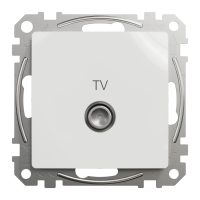 TV-розетка Schneider Electric Sedna Design кінцева Білий (SDD111471)