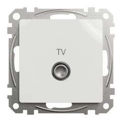 TV-розетка Schneider Electric Sedna Design кінцева Білий (SDD111471)