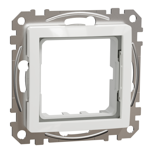 Адаптор 45×45 для Unica New без монтажних лапок Schneider Electric Sedna Design білий (SDD111907)