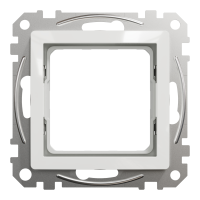 Адаптор 45×45 для Unica New без монтажних лапок Schneider Electric Sedna Design білий (SDD111907)