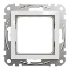 Адаптор 45×45 для Unica New без монтажних лапок Schneider Electric Sedna Design білий (SDD111907)