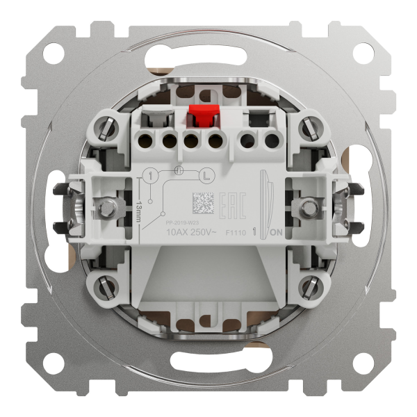 Вимикач одноклавішний Schneider Electric Sedna Design 10 А Бежевий (SDD112101)