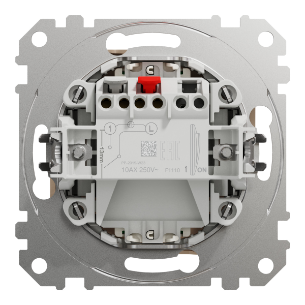Выключатель одноклавишный Schneider Electric Sedna Design 10 А Бежевый (SDD112101L)