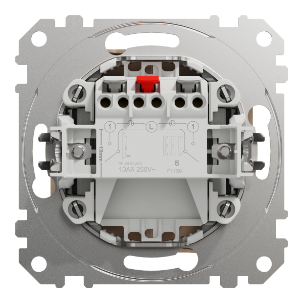 Выключатель одноклавишный Schneider Electric Sedna Design 10 А Бежевый (SDD112105)