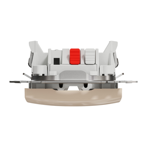 Выключатель одноклавишный проходной Schneider Electric Sedna Design 10 А Бежевый (SDD112106)