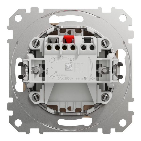 Кнопковий вимикач Schneider Electric Sedna Design 10 А Бежевий (SDD112111)
