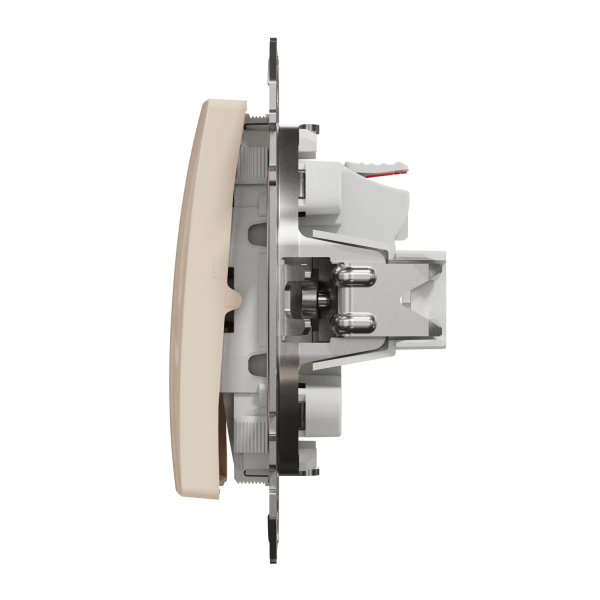 Кнопковий вимикач Schneider Electric Sedna Design 10 А Бежевий (SDD112111)