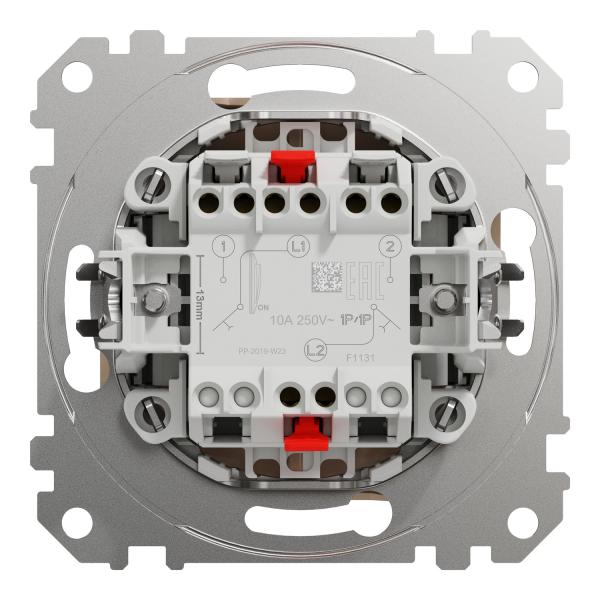 Двойная кнопка звонка Schneider Electric Sedna Design 10 А Бежевый (SDD112118)