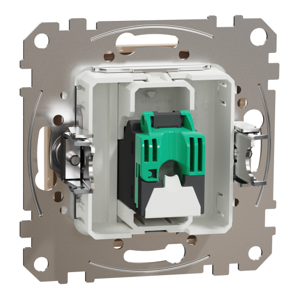 Компьютерная розетка RJ45 Cat5 UTP Schneider Electric Sedna Design Бежевый (SDD112451)