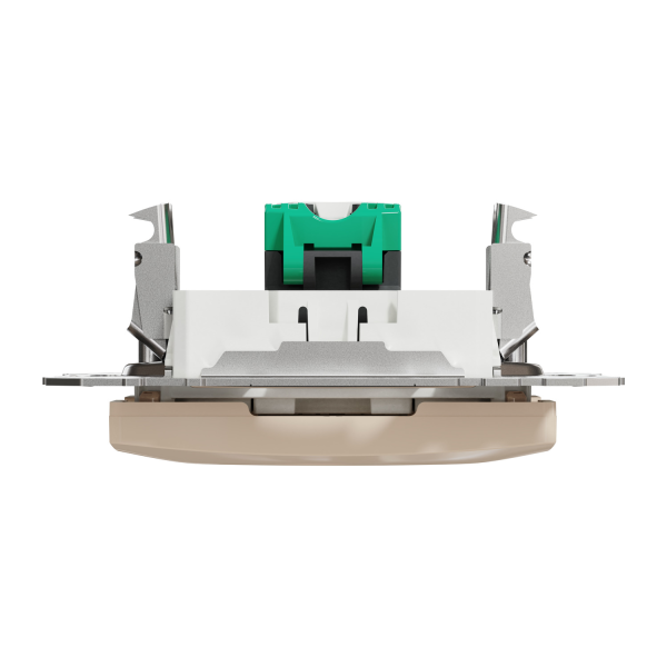 Компьютерная розетка RJ45 Cat5 UTP Schneider Electric Sedna Design Бежевый (SDD112451)