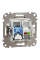 Телекоммуникационная розетка RJ45+RJ11 Schneider Electric Sedna Design Бежевый (SDD112468)