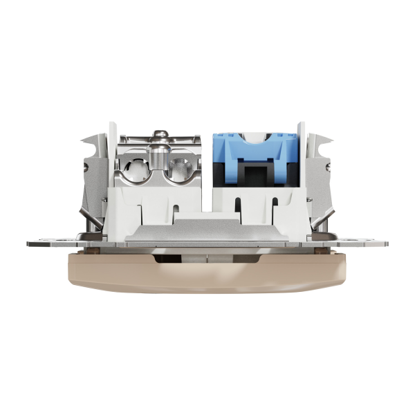 TV+RJ45 розетка Schneider Electric Sedna Design Бежевий (SDD112469T)