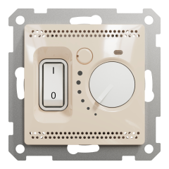 Термостат для теплої підлоги Schneider Electric Sedna Design 16 А Бежевий (SDD112507)