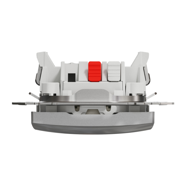 Вимикач одноклавішний Schneider Electric Sedna Design 10 А Матовий алюміній (SDD113101L)