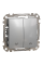 Выключатель для жалюзи Schneider Electric Sedna Design 10 А Алюминий (SDD113104)