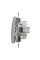 Вимикач одноклавішний прохідний Schneider Electric Sedna Design 10 А Матовий алюміній (SDD113106)