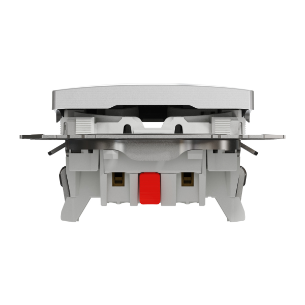 Выключатель одноклавишный перекрёстный Schneider Electric Sedna Design 10 А Алюминий (SDD113107)