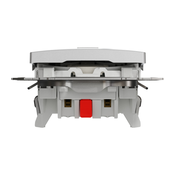 Вимикач одноклавішний перехресний Schneider Electric Sedna Design 10 А Матовий алюміній (SDD113107L)